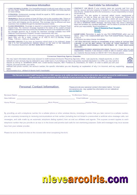 Somali Sombank mortgage statement 3